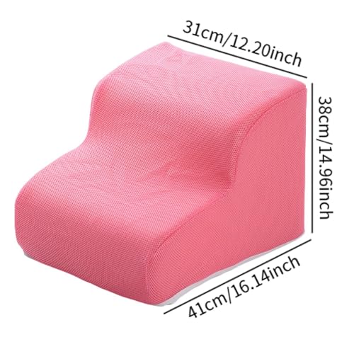 Bothyi 2 PASSO PET PET STAirs Stairs Cachorro Rampa de rampa Tampa removível para cães pequenos e ga