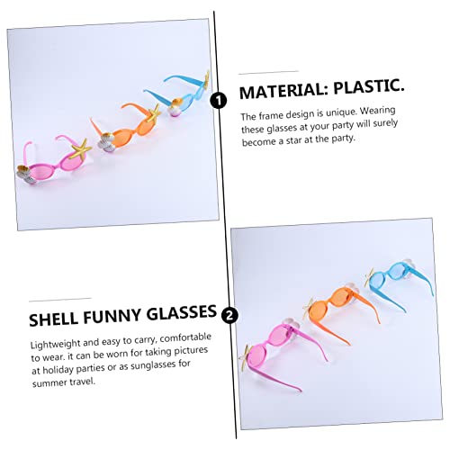 SAFIGLE 3 Pares Óculos Engraçados Oculos De Sol Brinquedos Adereços De Óculos Selfie Óculos De Brinq