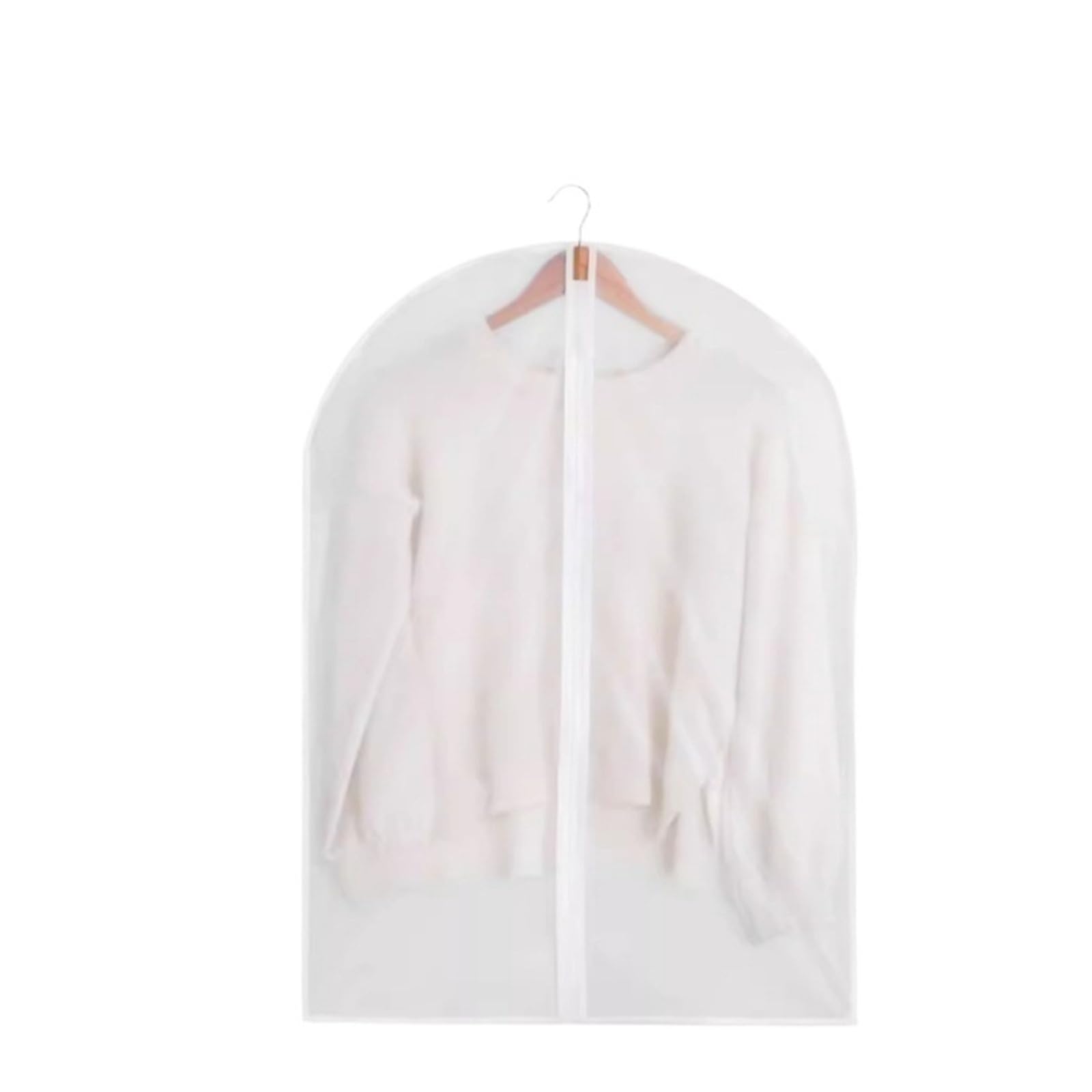 Clothes Covers Protector Bags 1-20PCS Clothes Dust Cover Transparent Thickened Washable Bag Household Coat Suit Hanging(1PCS,60x100cm)