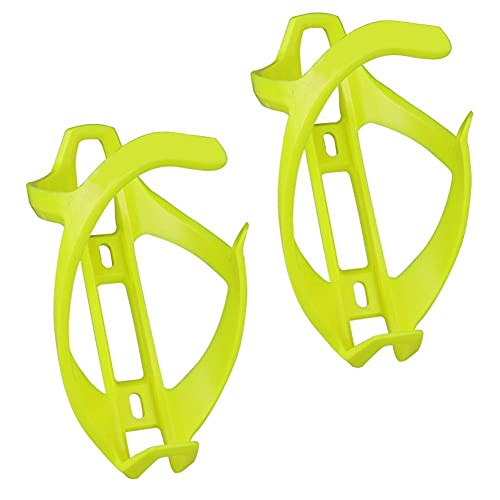 Porte-gobelet de vélo léger jaune 2 pièces en structure flexible et robuste - 7