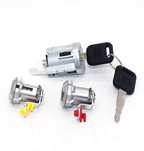 3pcs Complete Set Ignition Cylinder Door Lock Key Set/Fit for Isuzu NPR NQR NKR ELF 1994-07 with Same Keys