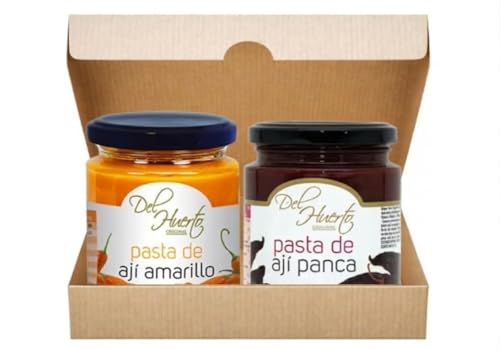 Set Pastas Del Huerto ají amarillo y ají panca - Pack de 2