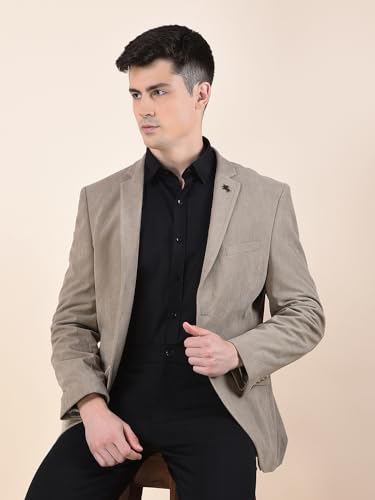 Image of Cantabil Blazer for Men l Premium Casual Blazer Slim Fit Notched Collar Polyester Fabric Solid Pattern