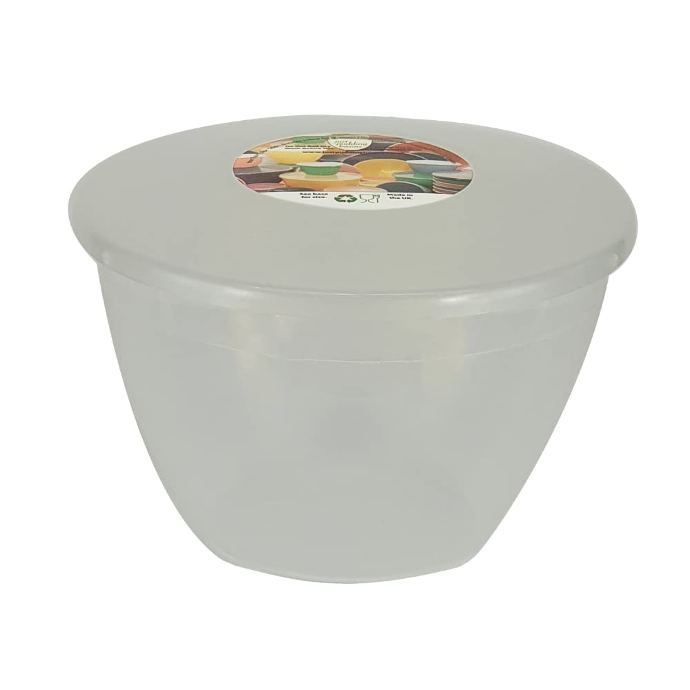 Just Pudding Basins Pudding Basin & Lid, 1.5 Pint /850ml Clear