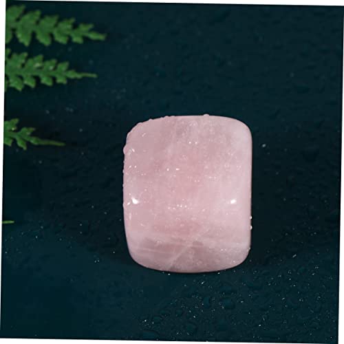 Yardenfun 4pcs Beverage Chilling Rocks Whisky Drink Supplies Wine Beer Cooling Rock Cooling Whiskey Cubes Wisks Stones Ice Cubes Whisky Rocks Tostones Whisky Ice Small Stone Pink Fish Tank
