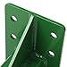 Rear Trailer Hitch Receiver(Green) for Gator 4x2 6x4 Old Style with hardware