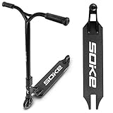 SOKE Stunt Scooter NTR Kickscooter mit ABEC 9 Kugellager Tretroller Roller Erwachsene und Kinder schwarz
