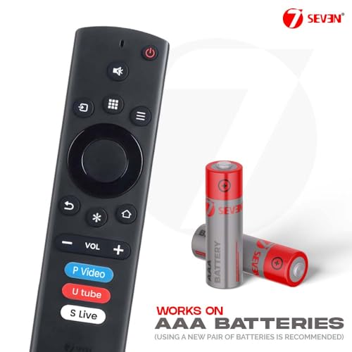 Image of 7SEVEN Compatible with Thomson 9A Series Tv Remote Control Suitable for 32PATH0011 40PATH7777 43PATH0009 43PATH4545BL Part Number Model's Only - No Voice Command, Plug & Play Control
