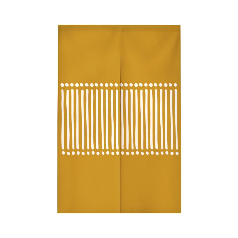 Cortina de lino y algodón a rayas azules para puerta de 90-200 cm, 2 paneles para dormitorio y cocina, elegante tratamiento de ventana de media longitud, ligero y transpirable