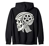 Amantes de la bici cráneo casco engranaje ciclismo Sudadera con Capucha