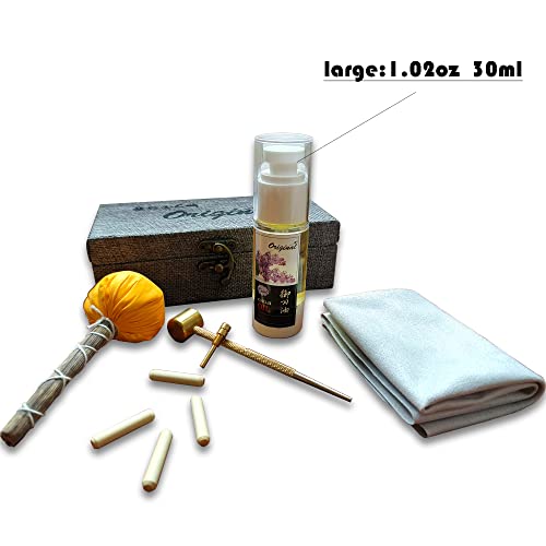 OKSs Sword Katana Cleaning Kit,Contains Choji Oil,Copper Hammer,Chamois