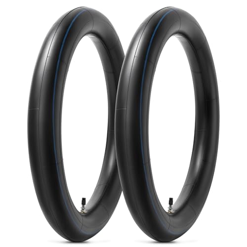 2-PCS 2.75/3.00-18 (80/100-18) TR4 Straight Valve Stem Heavy Duty Butyl Rubber Replacement Inner Tubes Compatible with 2.75/3.00-18 (80/100-18) Mini Pit Dirt Bikes, Motorcycles Front/Rear Tire Tubes by PaoWin - Used condition - Image 8