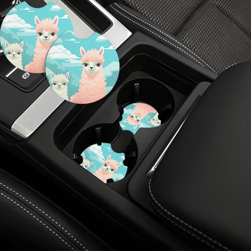 Portavasos para carro 2 piezas antideslizantes de neopreno miniatura 1
