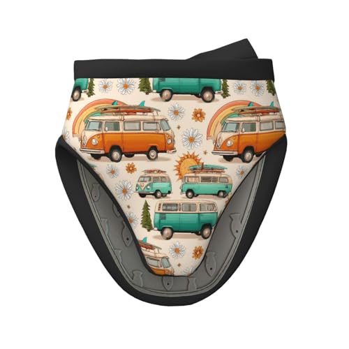 Fuzquwu Camp Van Oven Mitts, Heat-Resistant Silicone Gloves