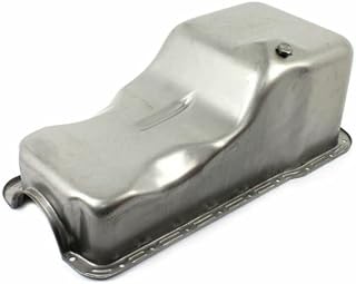 Front Sump Stock Steel 5 Quart Oil Pan Compatible with Ford 289 302 Raw Finish E44101