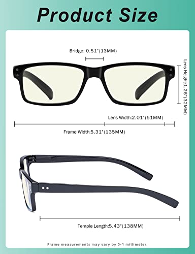 Image of Eyekepper 7-pack Reading Glasses Blue Light Blocking for Men +2.00