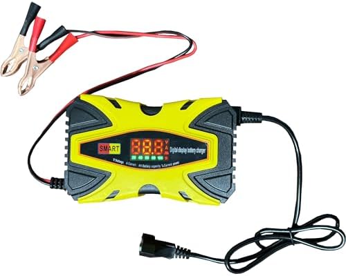 12V 6A Smart Car Battery Charger Maintainer For Auto Truck