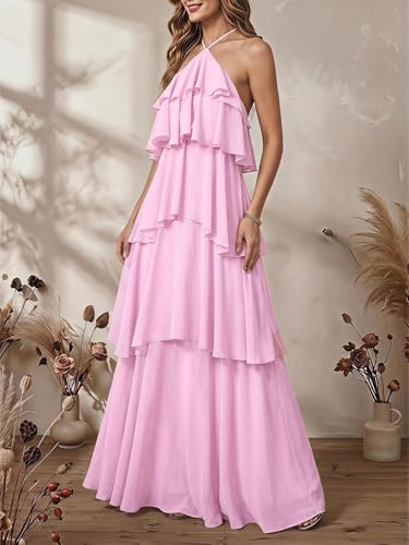Image of SOLY HUX Women's Wedding Guest Maxi Dress