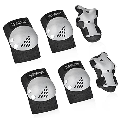 Haomaomao Kids/Youth Knee, Elbow and Wrist Protective Gear Set