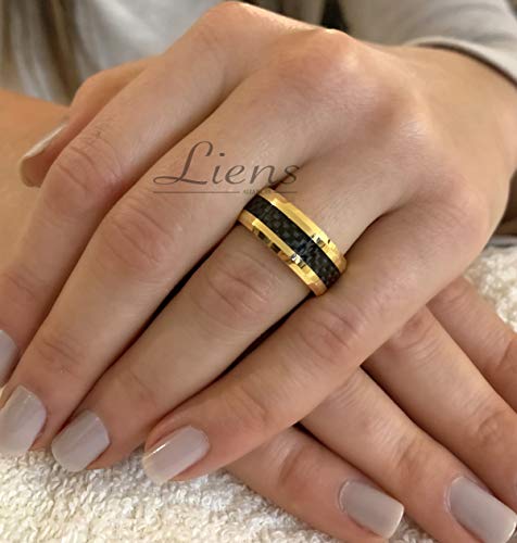 Par de Aliança Casamento Tungstênio Folheada Banhada Ouro 18K