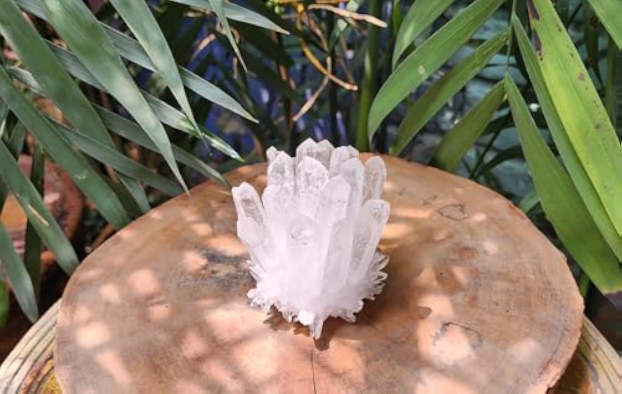Clear Quartz Crystal Cluster for Serenity and Protection