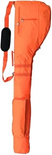 Ejala Pencil Golf Bag Golf Club Bag Nylon Environmental Protection Material Set Soft Foldable Portable Golf Accessories Golf Pencil Bag (Color : Orange)