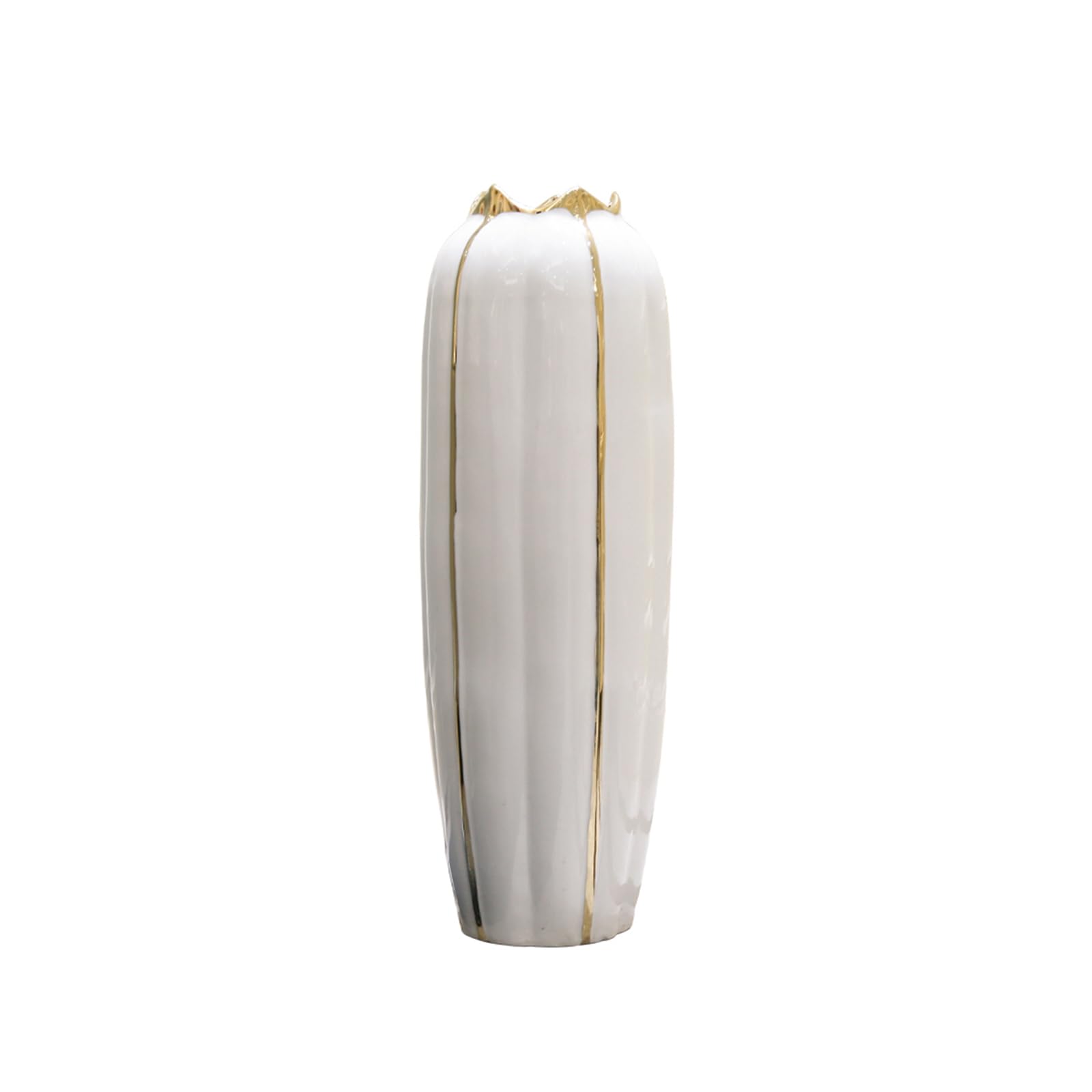 asdchZen Entrance Floor Vase, Ceramic High Vase, Hotel Living Room Exhibition Large Vase For Dried Flowers Fake Flowers, Art Decorative Vase