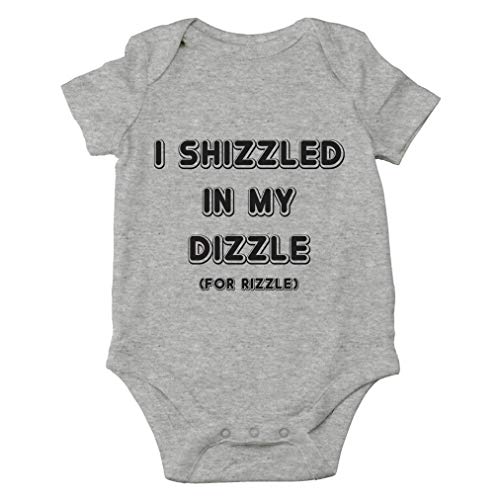 Image of AW Fashions I Shizzled In My Dizzle, For Rizzle Baby Bodysuit Newborn Apparel Outfit for Boys or Girls