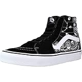  Zapatillas Vans Sk8-Hi (Bandana) Black/Truewhite Mujer 40