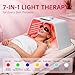 Facego Pro Red Light Mask for Face, 7 Colors Red Light Facial Masks for Anti-Aging & Wrinkle, Foldable Red Light Mask Skin Care Tool with Spray for Face Neck Body Beauty Salon SPA Estheticians