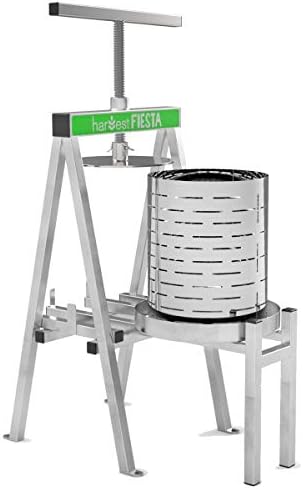The Sausage Maker - Harvest Fiesta Stainless Steel 15 Liter Fruit and Wine Press