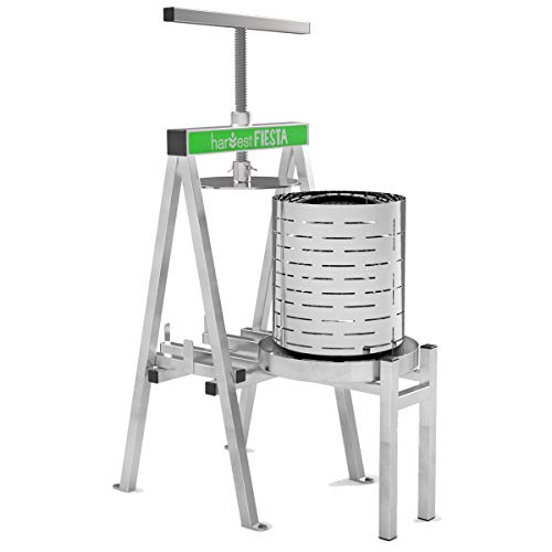 The Sausage Maker - Harvest Fiesta Stainless Steel 15 Liter Fruit and Wine Press