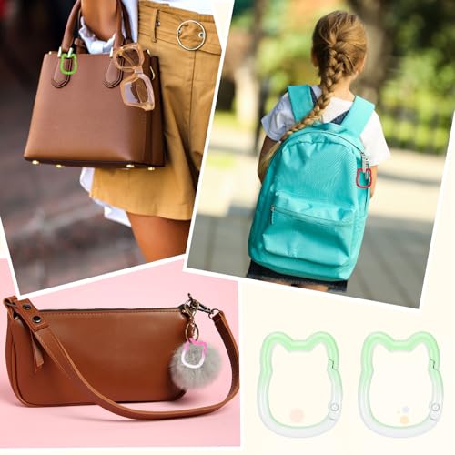 Porte-clés chat accessoires de maroquinerie avec fermoir robuste