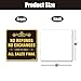 2 Pack No Refunds or Exchanges,All Sales Final Signs,No Returns Policy Sign for Business,10 x 10 inches Aluminum Signs,Weather Resistant,Durable Ink,Easy to Install