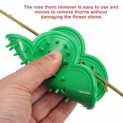 HARFINGTON Set 2 pcs Removedor de Espinas para Rosas miniatura 5