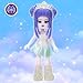Royale High 3” Ice Fairy Fashion Doll - 1 Figure with 9 Fashion Accessories - Virtual Item Code Included - Series 2 - Ages 5+