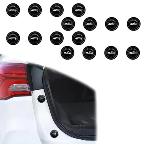 Image of WISKA Car Door Shock Absorber Protector Gasket Guard Pads Edge Stickers Accessories for Compass, Wrangler, Meridian, S90, XC60, XC40, Hector, Astor, Gloster