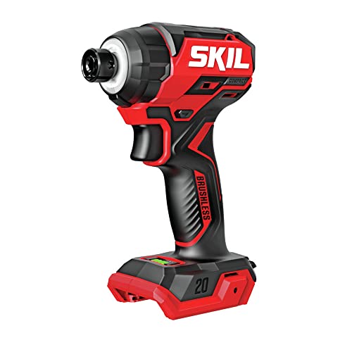 SKIL PWR CORE 20 Brushless 20V 1/4" Hex Compact Impact Driver Tool Only- ID6739B-00 - Image 3
