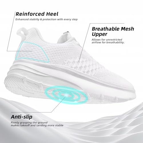Image of Men's Wide Toe Walking Shoes Casual Trail Running Sneakers Cross-Trainer Tennis Non Slip Athletic Gym Workout Soft Sole