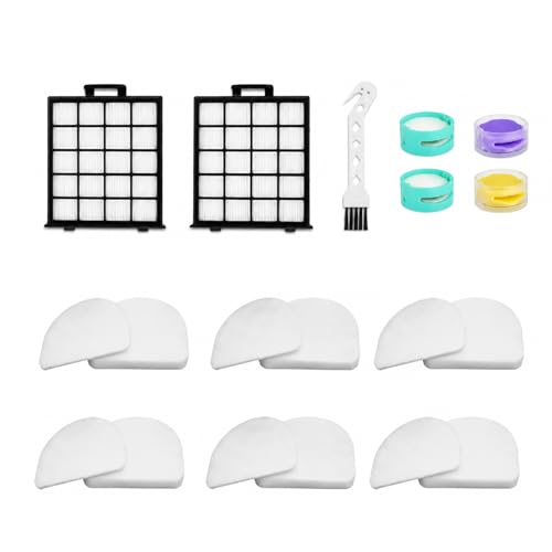 Image of 13 Pack AZ4002 Replacement filter for Shark Detect Pro /Shark Power Detect Upright Vacuum AZ4000 AZ4002 AZ4000C, 2 HEPA Filter, 6 Foam & Felt Filters, 4 Odor Neutralizer Cartridge