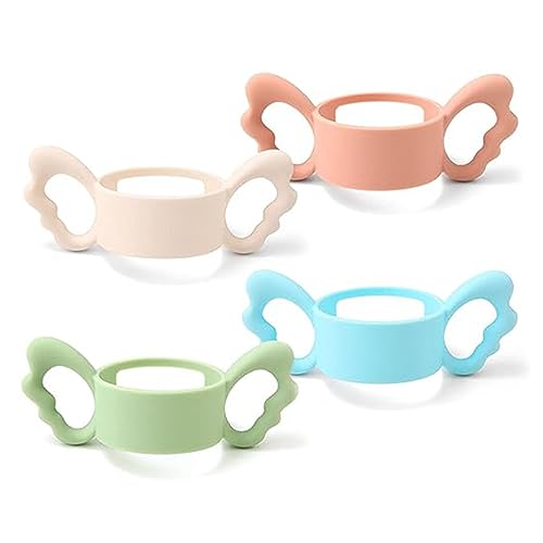 Babyflaschen Griffe Silikon,RoadLoo 4 Stück Babyflaschen Griffe...