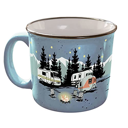 Camp Casual CC-004B Mug (Starry Night),1 Pack,Blue