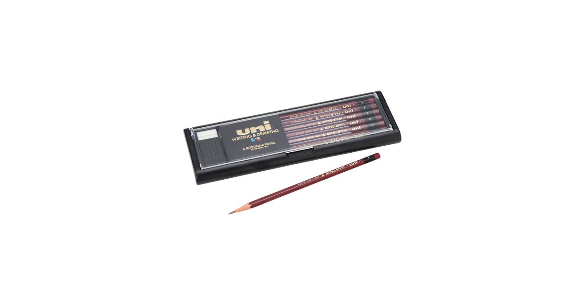 Amazon.co.jp: Mitsubishi Pencil Uni F (12 Pieces) Set of 2