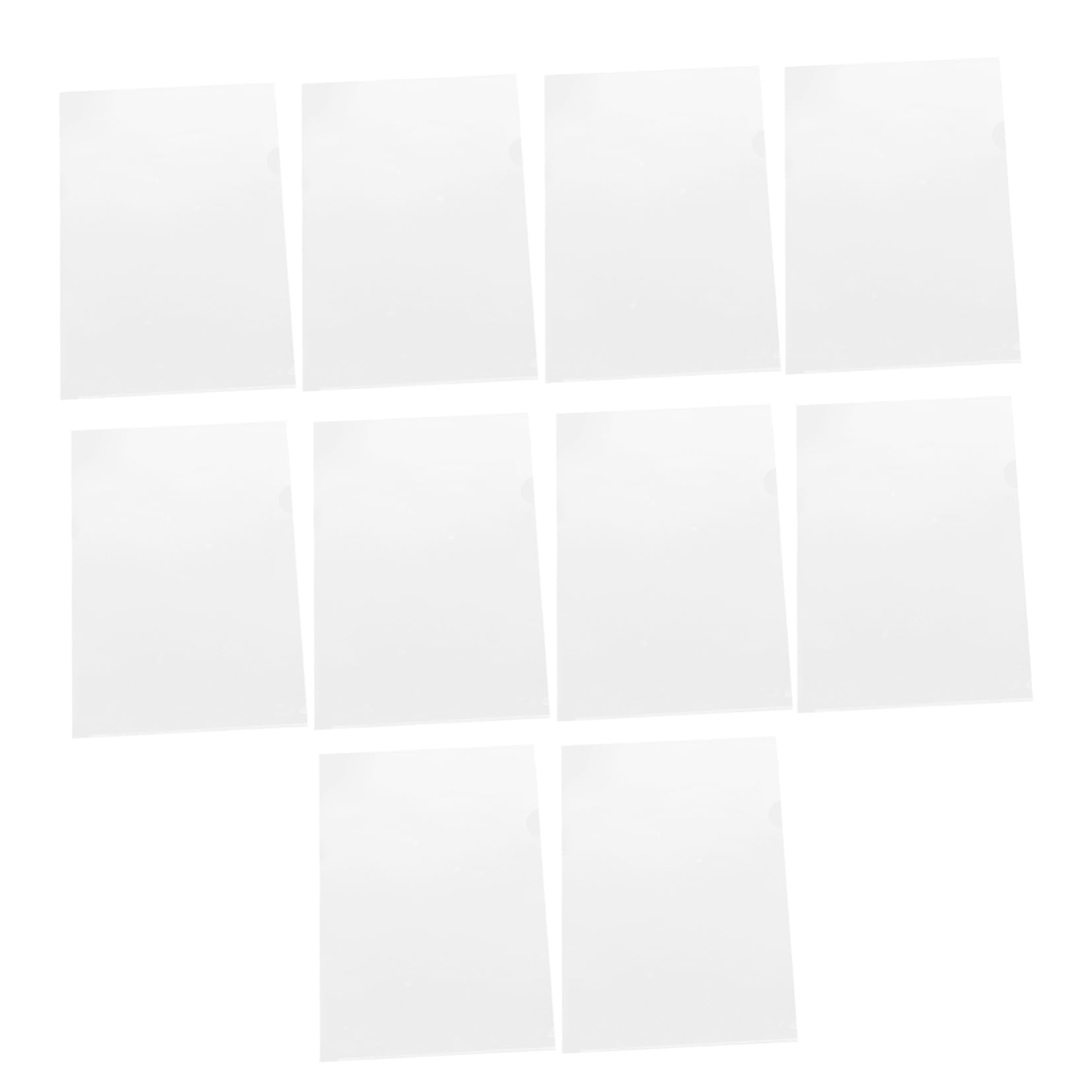 L-förmige Dokumentenmappe 100 Stück Kunststoff Transparent