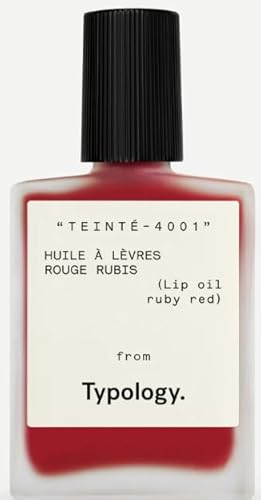Typology Tinted Lip Oil - Shade 1 Ruby Red & Complimentary Sheet Masque