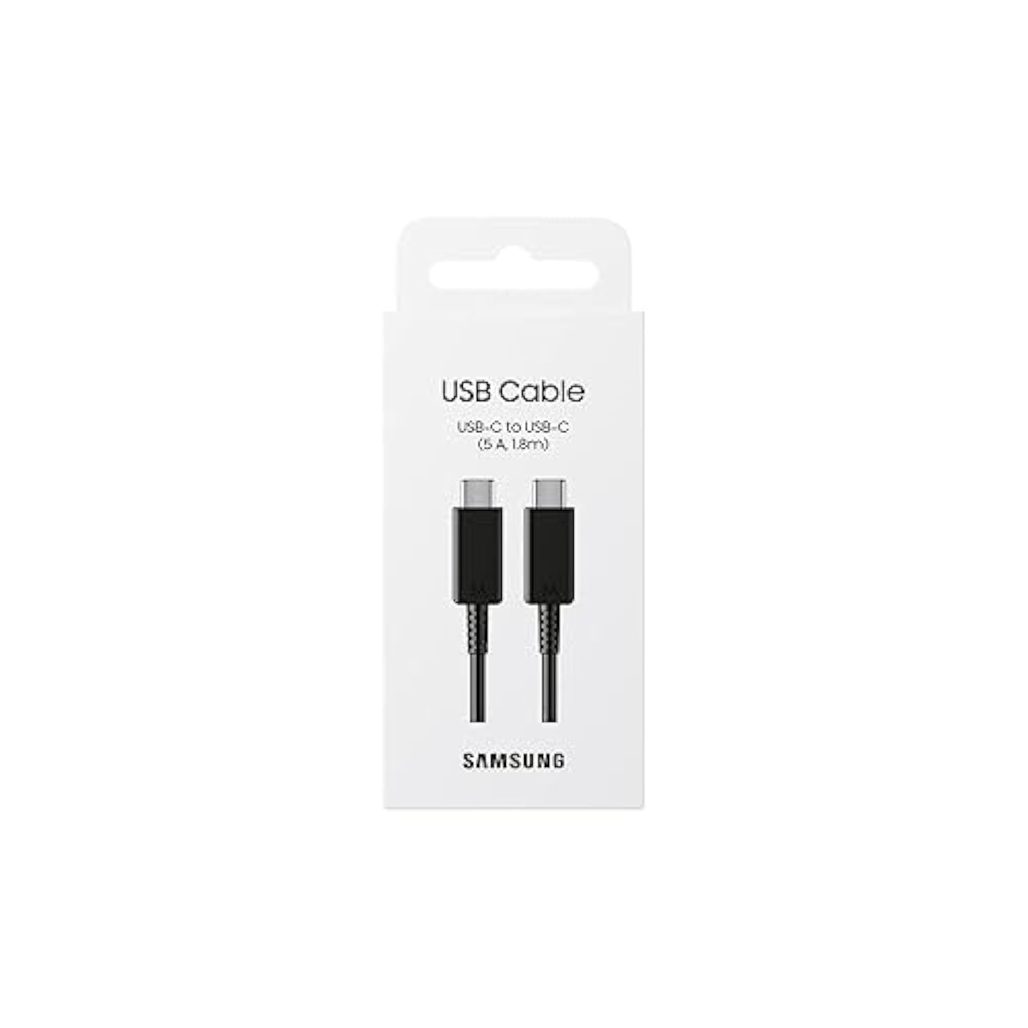 Samsung USB Cable 3A (USB-C to USB-C), BLACK