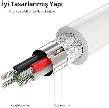 Ugreen USB to USB Data ve Şarj Kablosu 1 Metre