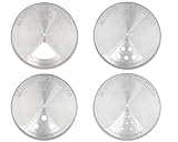 Mason Jar Lifestyle Adjustable Spice Shaker Lids for Wide Mouth Mason Jars – 4 Pack Stainless Steel Tops with Shaker and Pour Options – Seasoning Dispenser Lids