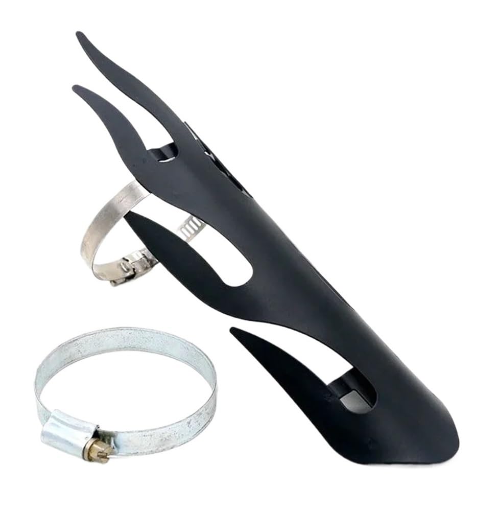 Scudo termico moto Accessorio Per Moto Tubo Di Scarico Silenziatore Scudo Termico Copertura Protettore Accessori Protezione Per Chopper Per Cruiser