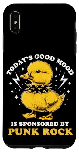 Today's Good Mood Old School Duck ���B���e�[�W�~���[�W�b�N �p���N���b�N �X�}�z�P�[�X iPhone XS Max �p